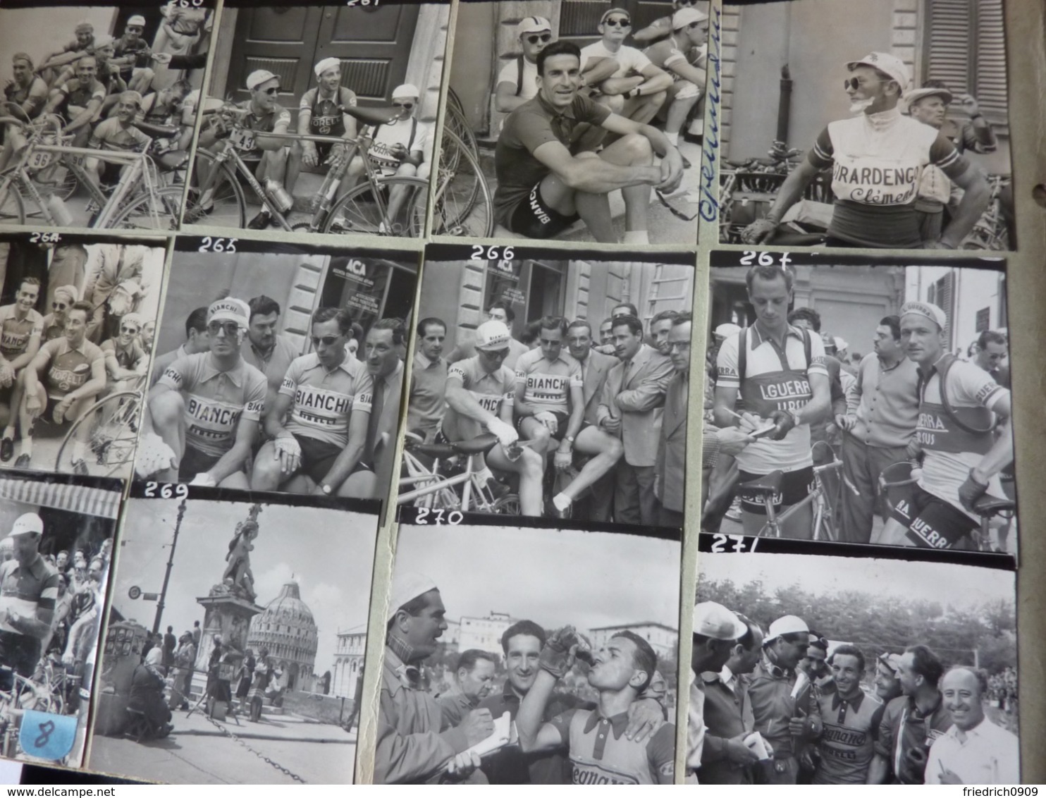 Giro Italia 1952 * Ca. 450 Fotos * Ponsin Coppi Koblet Kübler Bartali  Radrennen Radsport  Cycling Velo Wielrennen - Cyclisme