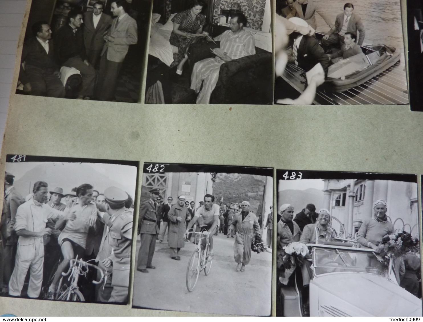 Giro Italia 1952 * ca. 450 Fotos * Ponsin Coppi Koblet Kübler Bartali  Radrennen Radsport  Cycling Velo Wielrennen