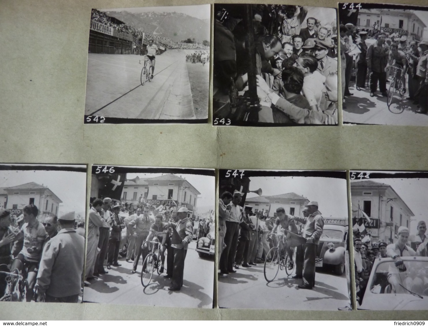 Giro Italia 1952 * ca. 450 Fotos * Ponsin Coppi Koblet Kübler Bartali  Radrennen Radsport  Cycling Velo Wielrennen