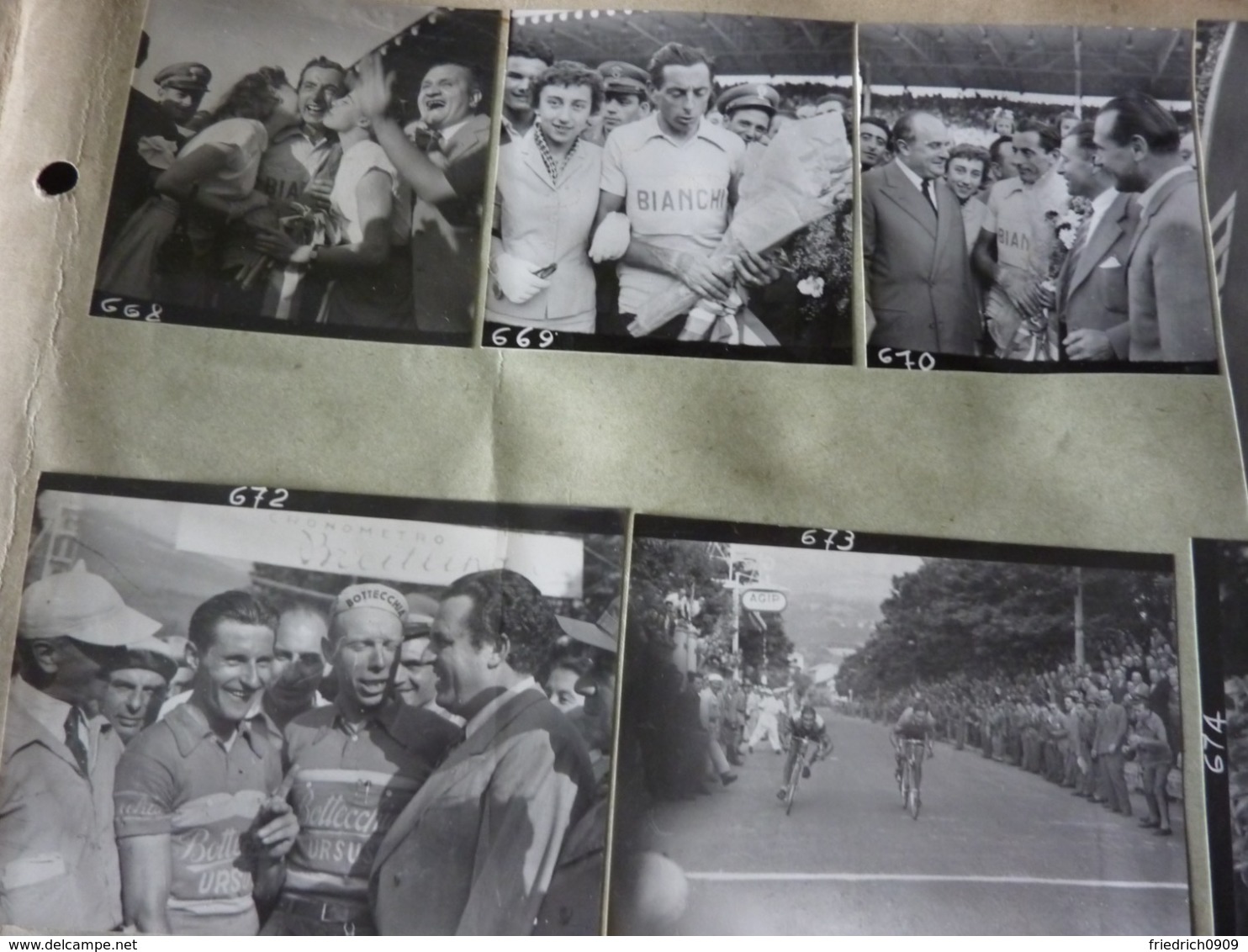 Giro Italia 1952 * ca. 450 Fotos * Ponsin Coppi Koblet Kübler Bartali  Radrennen Radsport  Cycling Velo Wielrennen