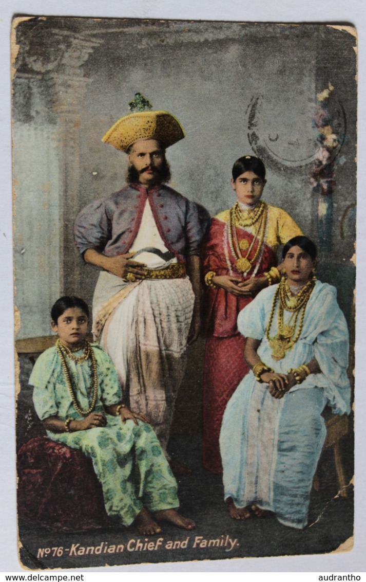 CPA Sri Lanka Ceylon Kandia Chief And Family The Colombo Apothecaries - Sri Lanka (Ceylon)