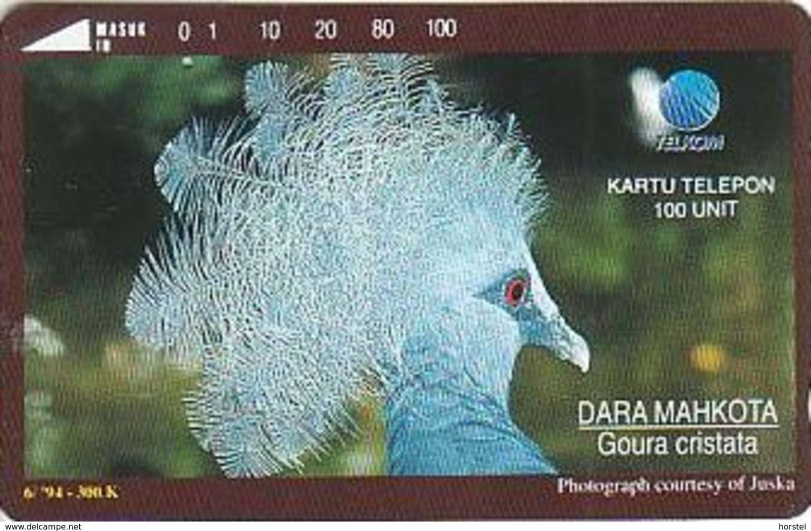 Indonesien - IND 259 INDONESIAN BIRDS 2 - 100 Units - Indonésie