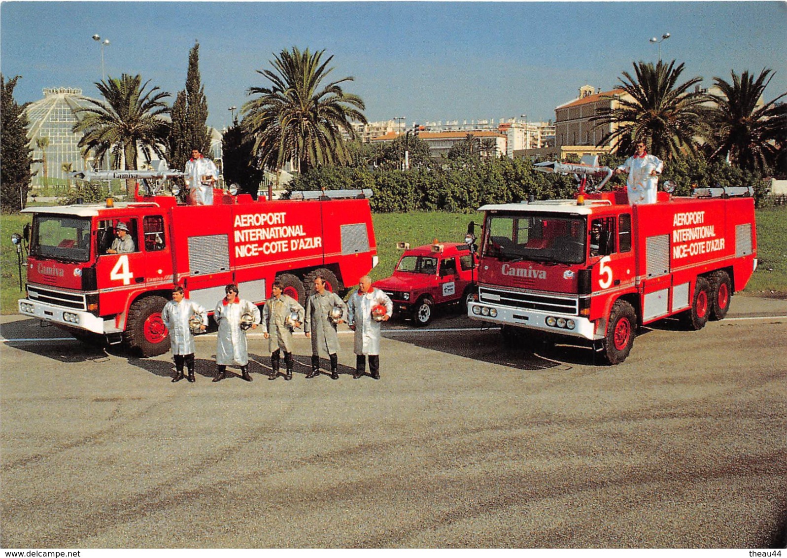 ¤¤   -  NICE   -  Aéroport International Nice Côte D'Azur  -  Pompiers, Camions  -  Sécurité Incendie Sauvetage    -  ¤¤ - Straßenhandel Und Kleingewerbe