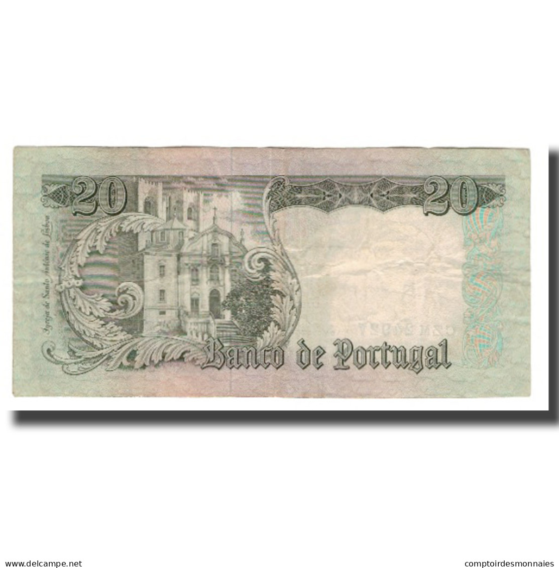 Billet, Portugal, 20 Escudos, 1964, 1964-05-26, KM:167a, TTB - Portugal