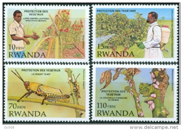 Rwanda COB 1399/02 Bescherming Planten-Protection Végétaux MNH-postfris-neuf - Neufs