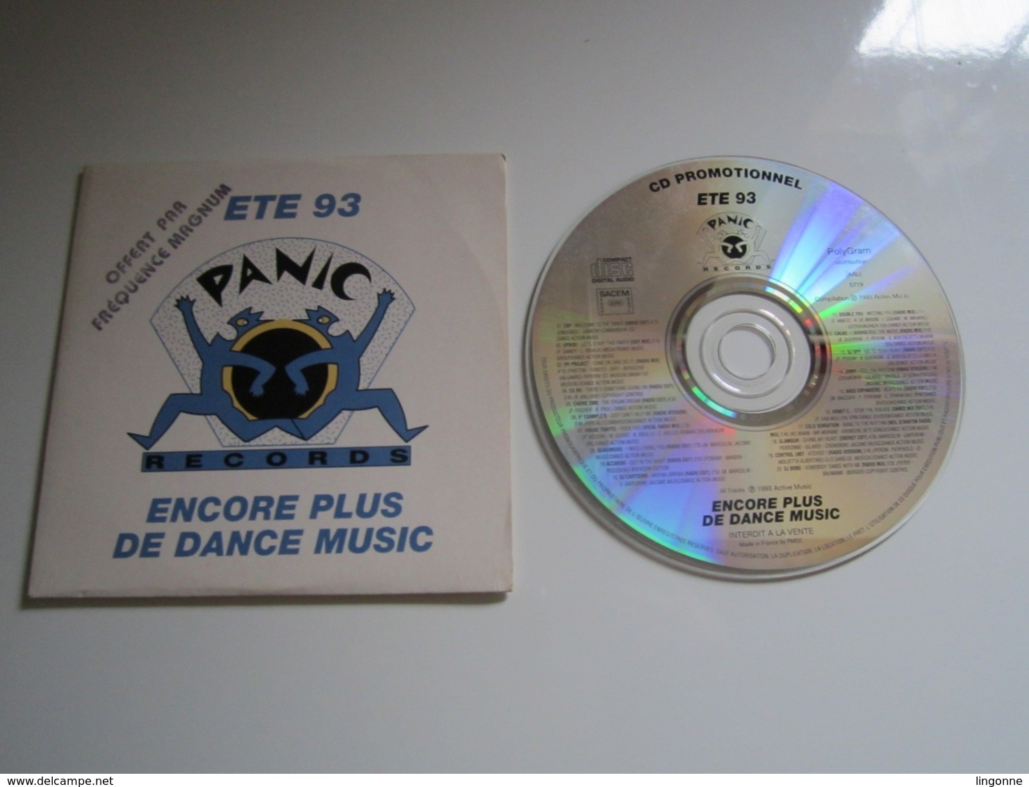 CD ÉTÉ 93 PANIC RECORDS ENCORE PLUS DE DANCE MUSIC - POLYGRAM - Compilations