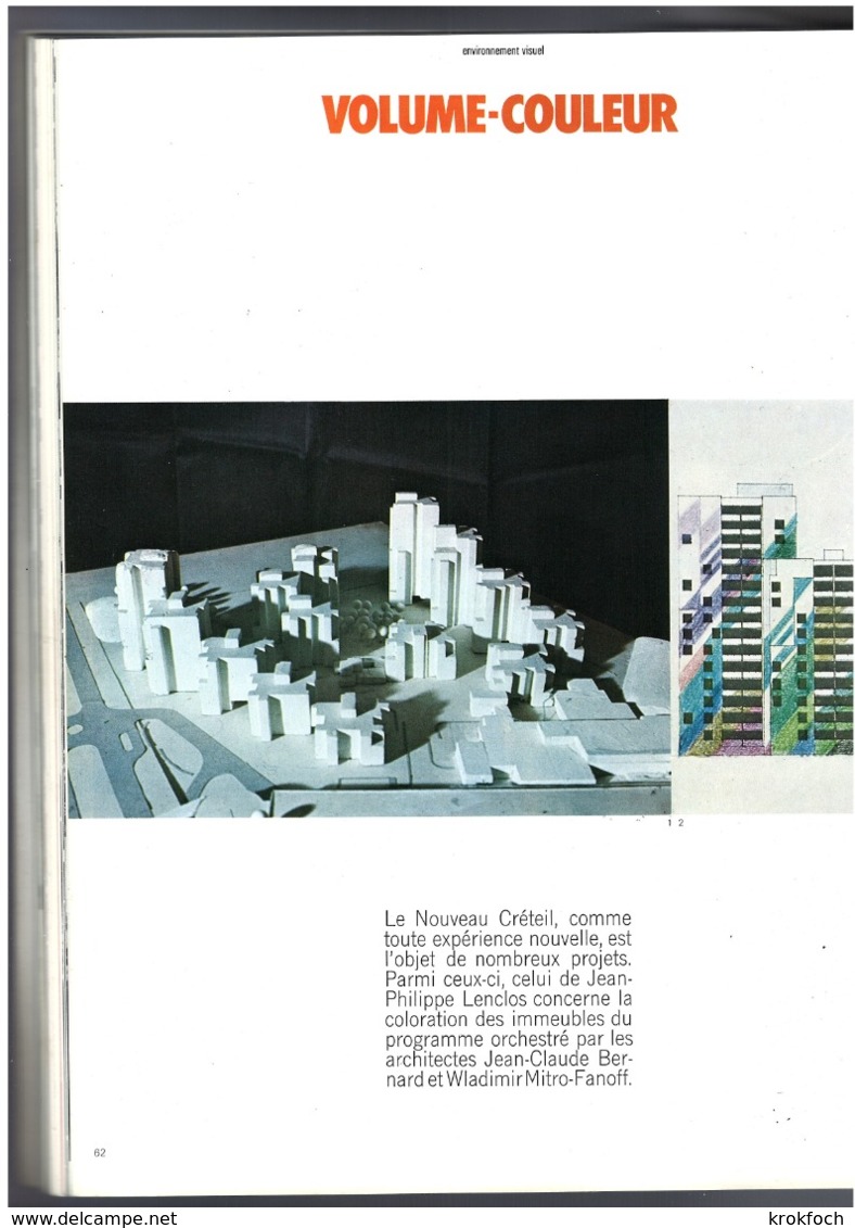 CREE 07.1971 - Revue De Design, Art & Environnement - Orly Créteil Savignac Camping-car Urbanisme - 100 Pages - Autres & Non Classés