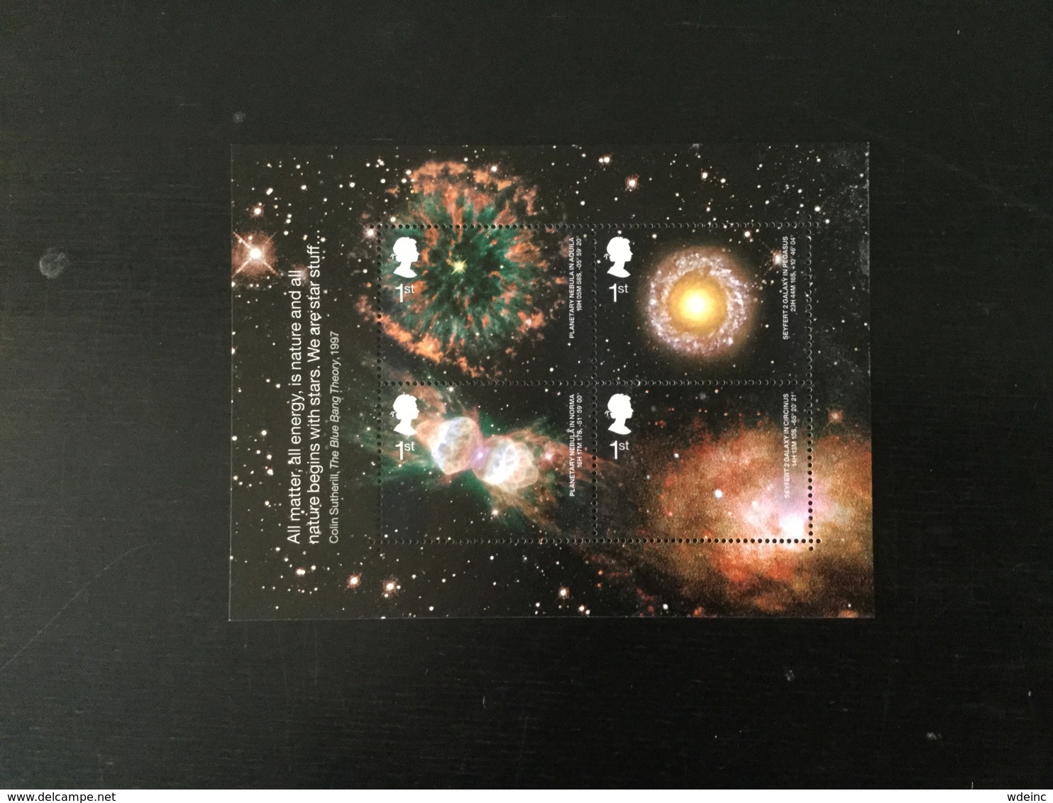 GB 2002 Astronomy M/S MUH  Sg MS2315 - Blocks & Miniature Sheets