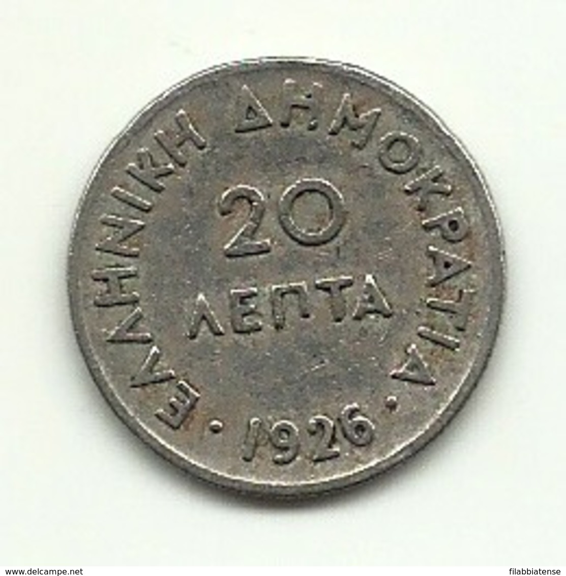 1926 - Grecia 20 Lepta     ---- - Grecia