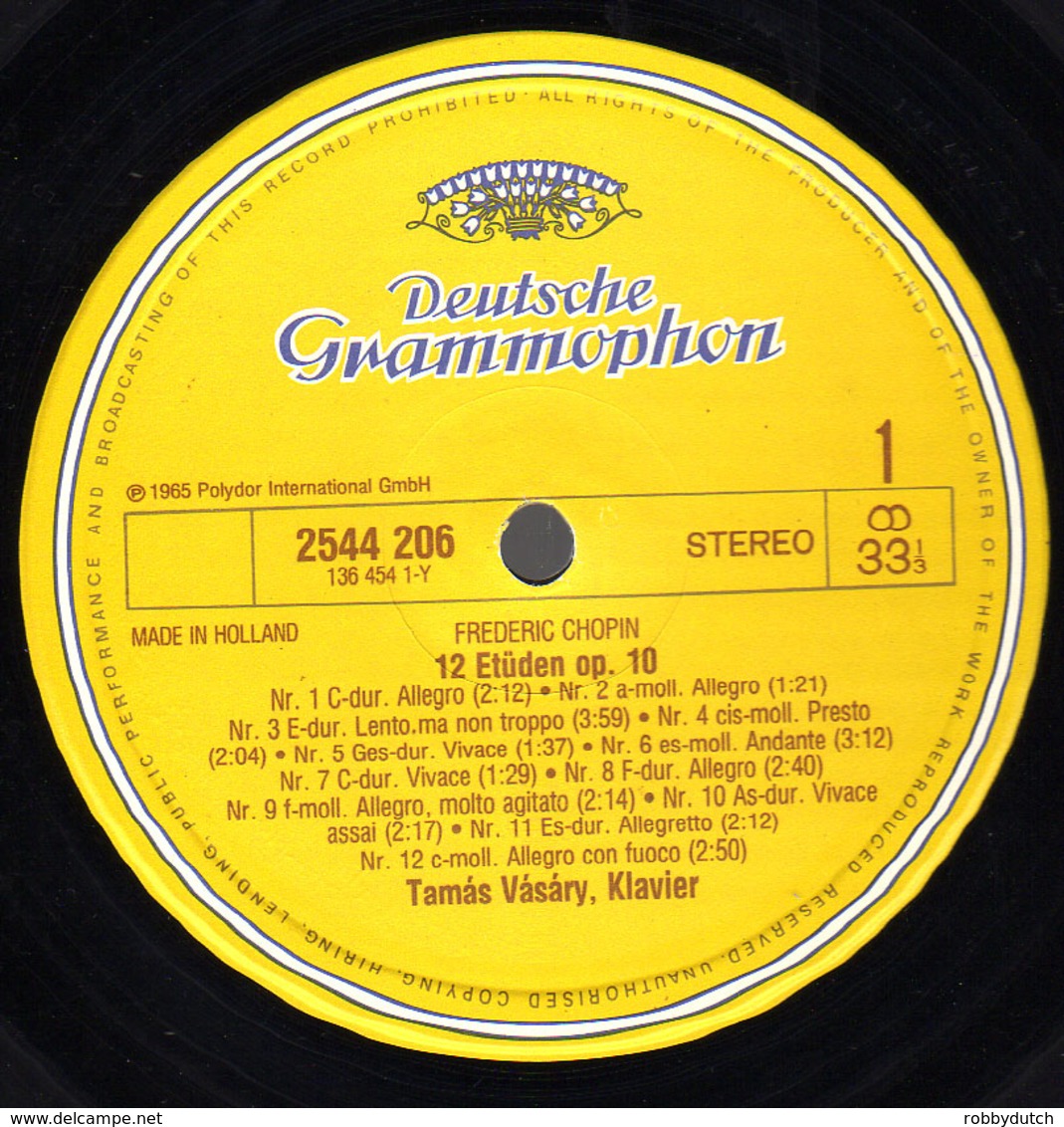 * LP * CHOPIN - 24 ETUDES - TAMAS VÁSÁRY - Classical
