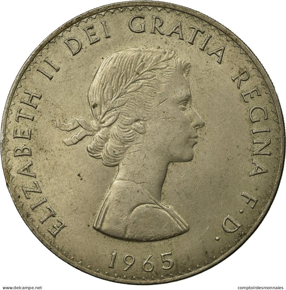 Monnaie, Grande-Bretagne, Elizabeth II, Crown, 1965, TB+, Copper-nickel, KM:910 - L. 1 Crown