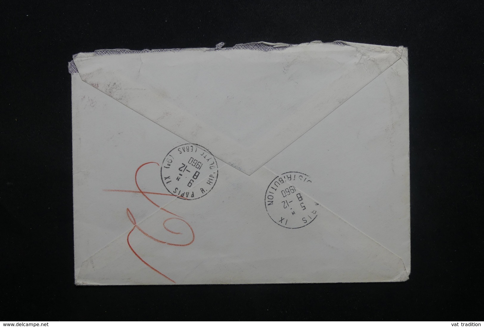 LIECHTENSTEIN - Enveloppe En Recommandé De Vaduz Pour Paris En 1960, Affranchissement Plaisant - L 42730 - Lettres & Documents