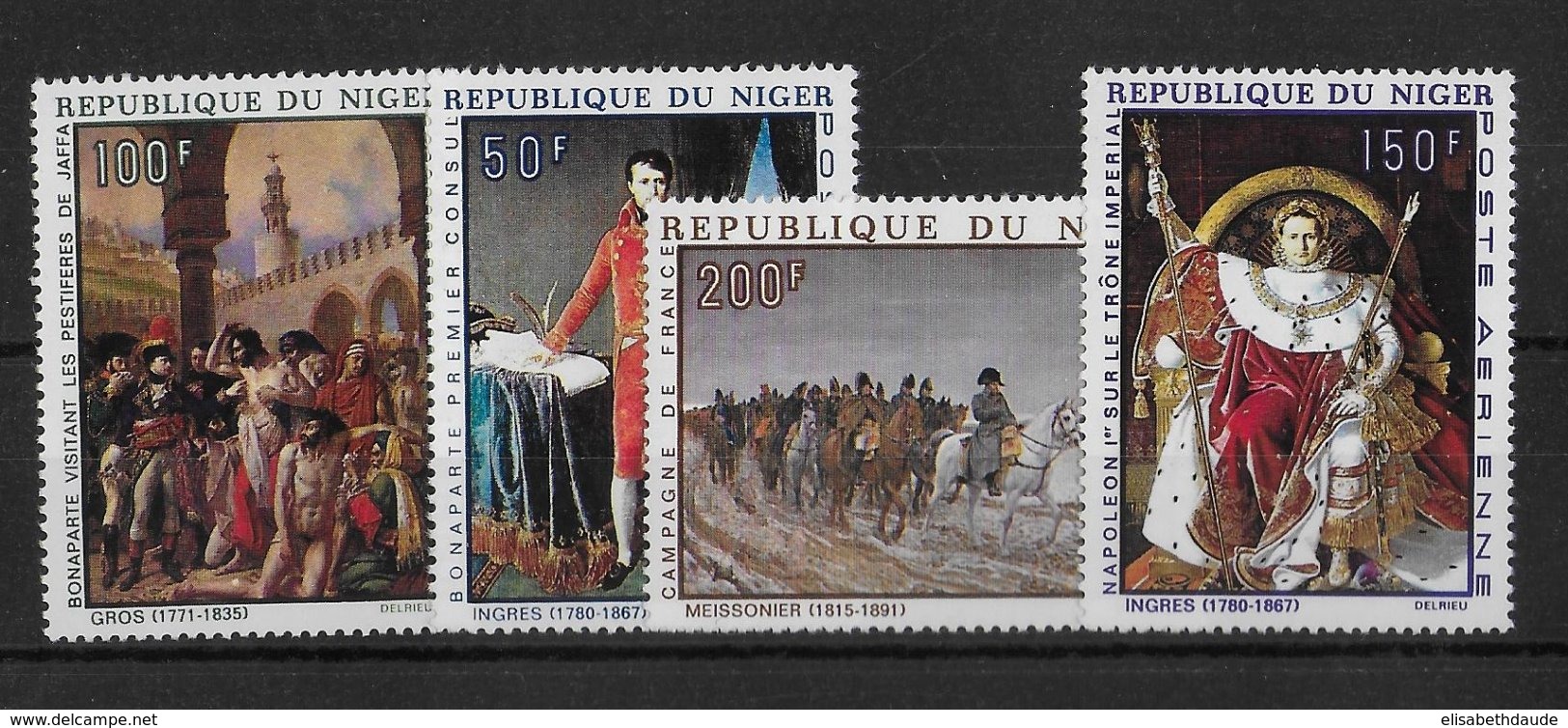 NIGER - NAPOLEON - POSTE AERIENNE YVERT 100/103 ** MNH - COTE = 23.5 EUR - Niger (1960-...)