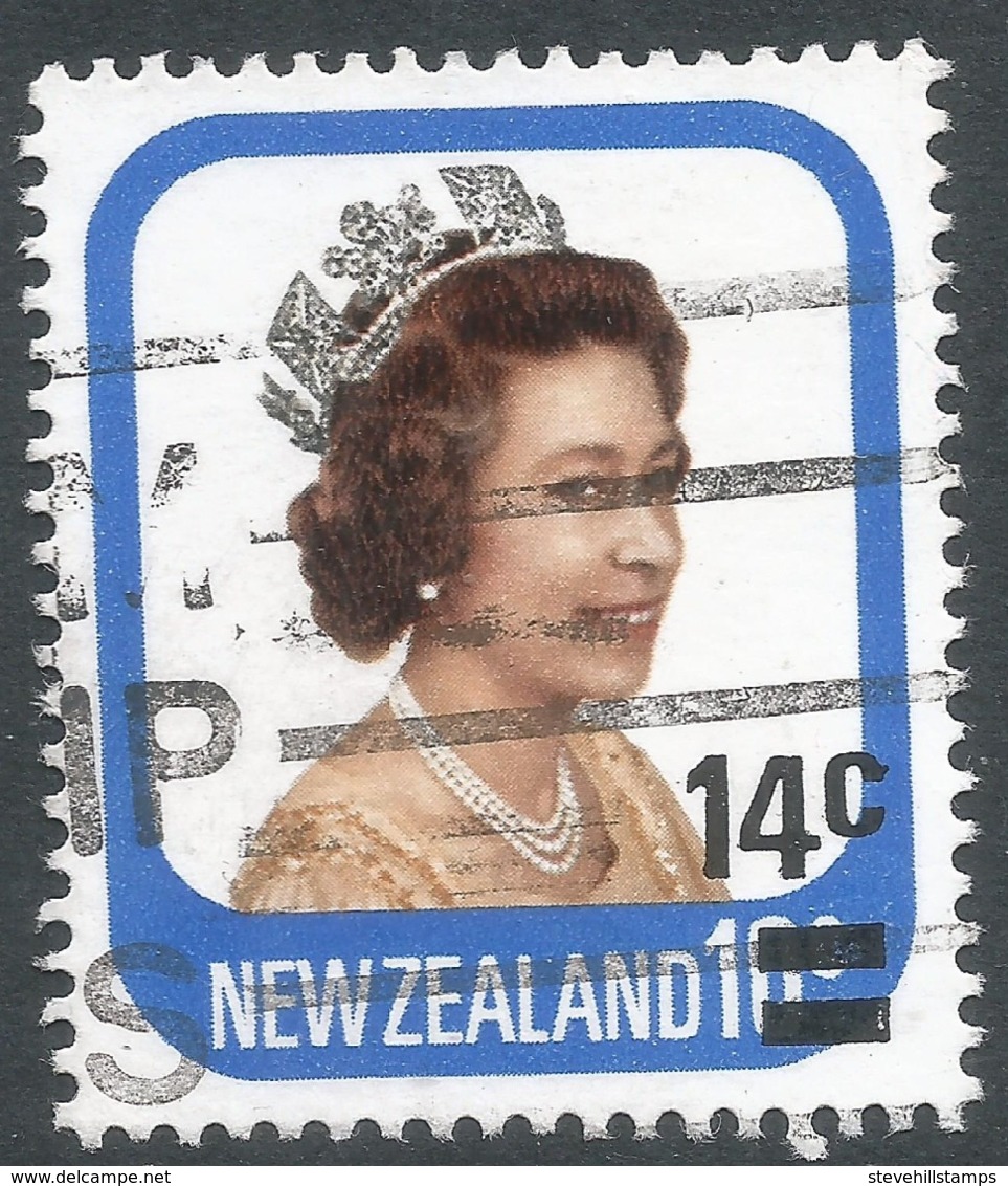 New Zealand. 1979 Surcharges. 14c Used. SG 1202 - Used Stamps