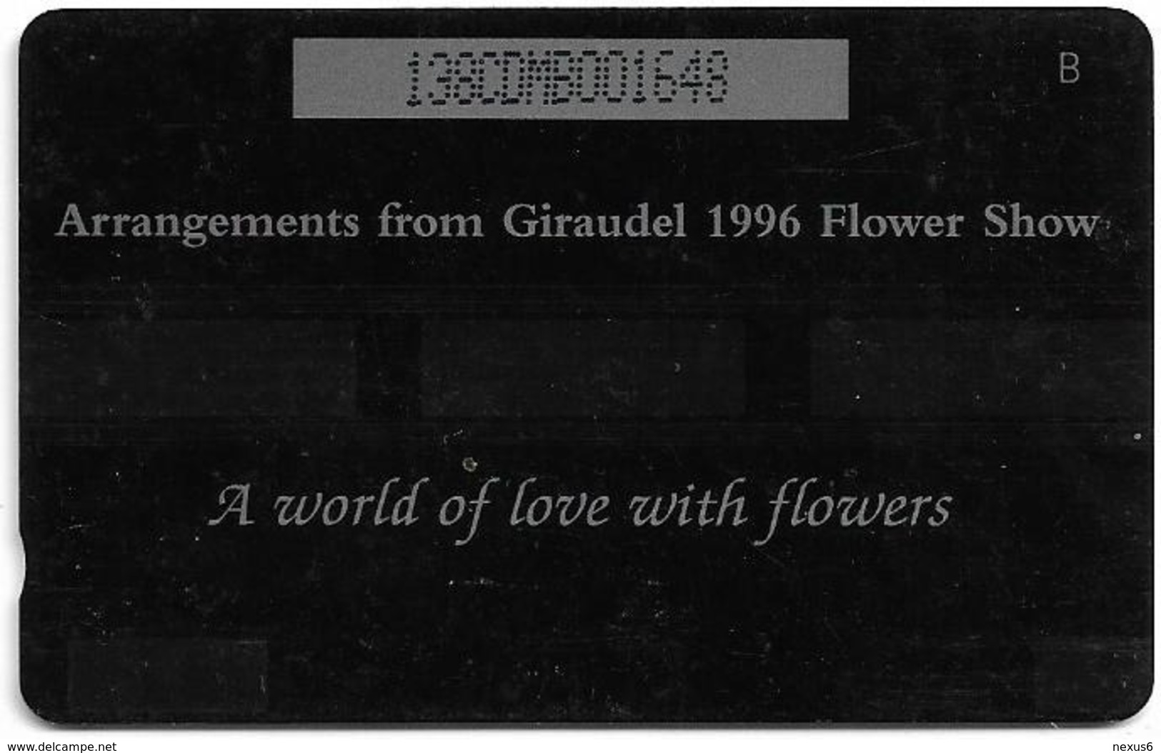 Dominica - C&W (GPT) - Rubies Flowershow - 138CDMB - 1997, 20.000ex, Used - Dominique