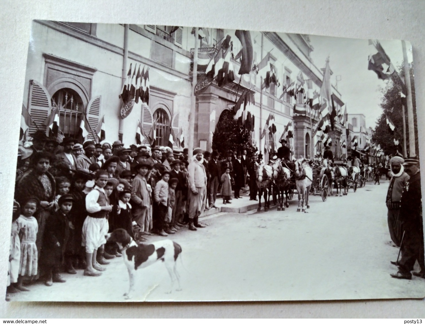 ALGÉRIE - Photo Ancienne - Défilé - Lieu à Identifier - TBE - Lugares