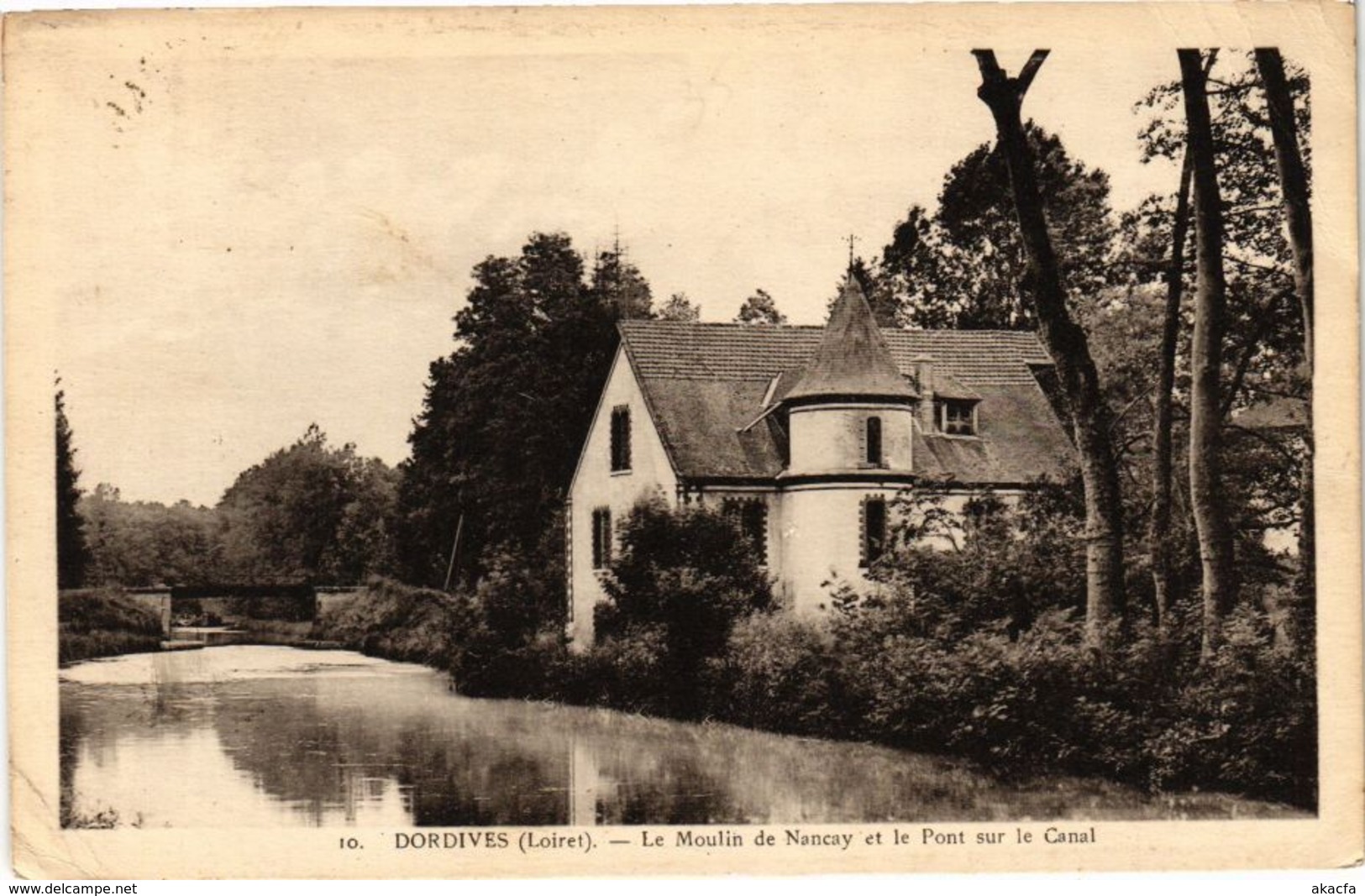 CPA DORDIVES-Le MOULIN De Nacay Et Le Pont Sur Le Canal (264926) - Dordives