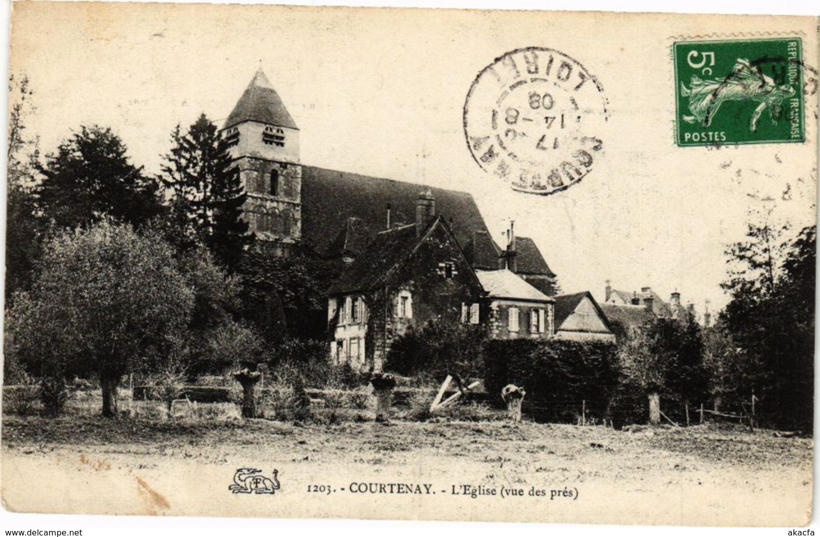 CPA COURTENAY-L'Église (264972) - Courtenay