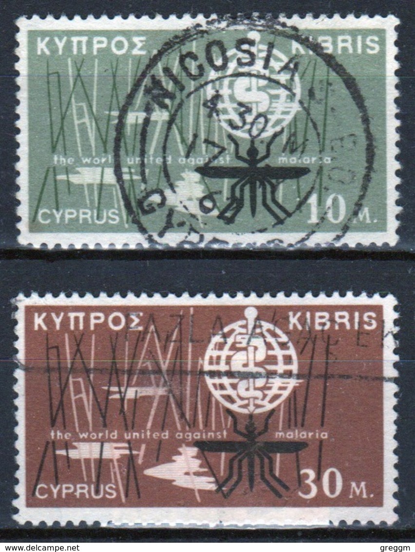 Cyprus Set Of Stamps Issued In 1962 To Celebrate Malaria Eradication. - Unused Stamps