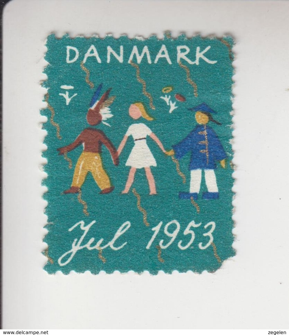 Denemarken Kerstvignet Cat.AFA Julemaerken Norden: Uitgifte Door Danmark Julemaerke Kom.jaar 1953 Pos.48 Op 50 - Full Sheets & Multiples