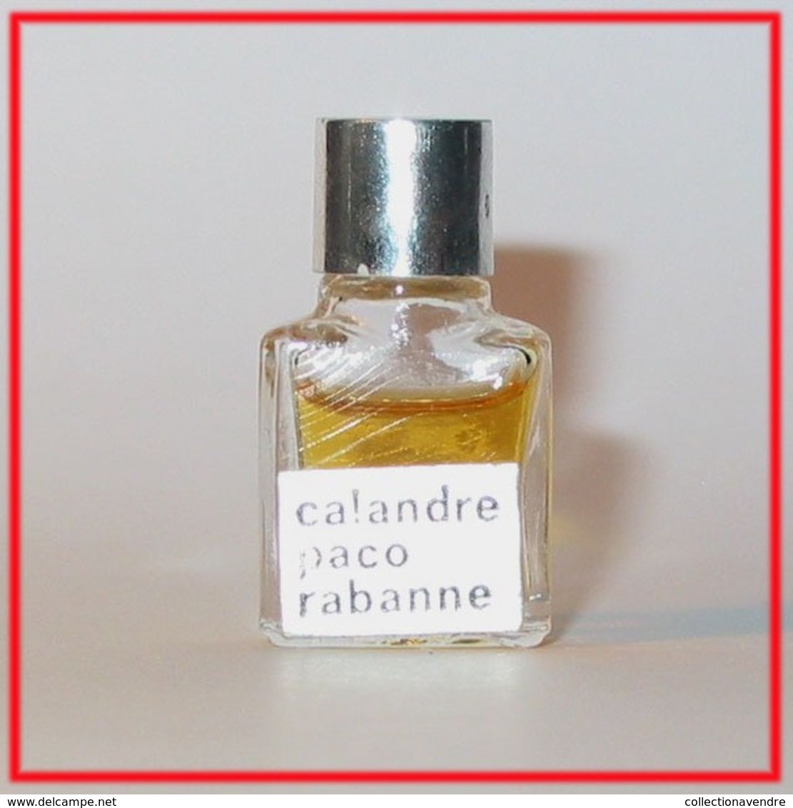 Paco RABANNE : Miniature De Collection. Calandre, Parfum, 1 Ml. Parfait état - Miniatures Men's Fragrances (without Box)