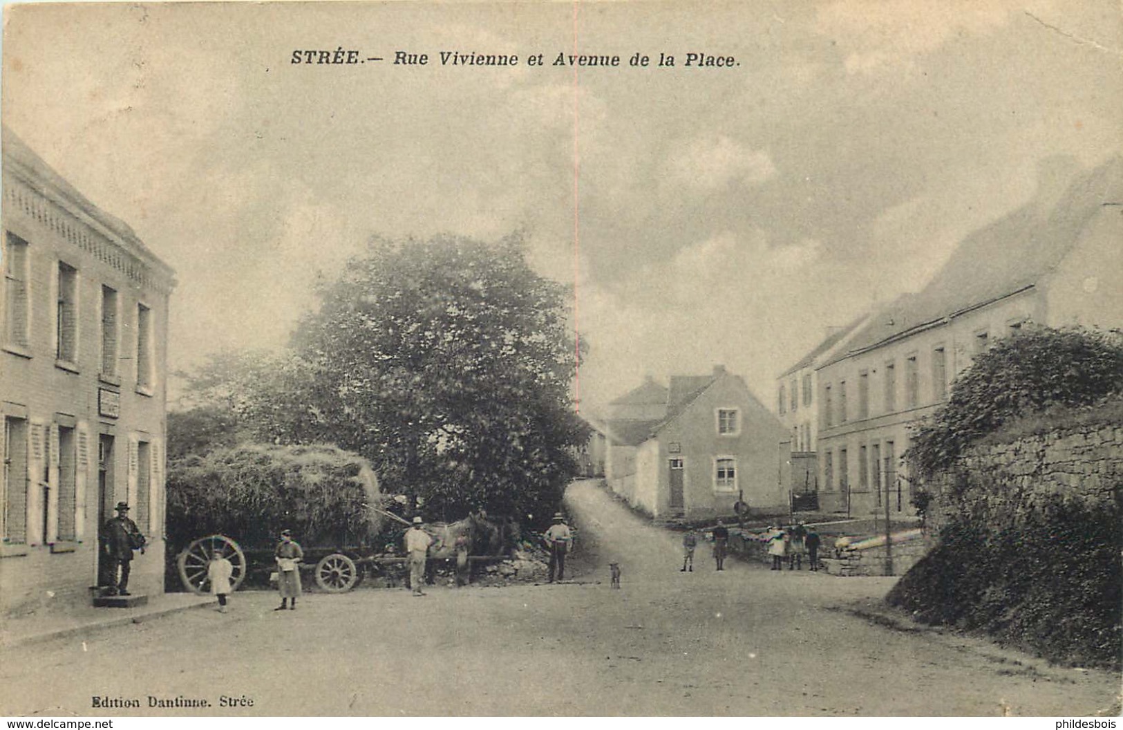 BELGIQUE  BEAUMONT Strée  Rue Vivienne - Beaumont