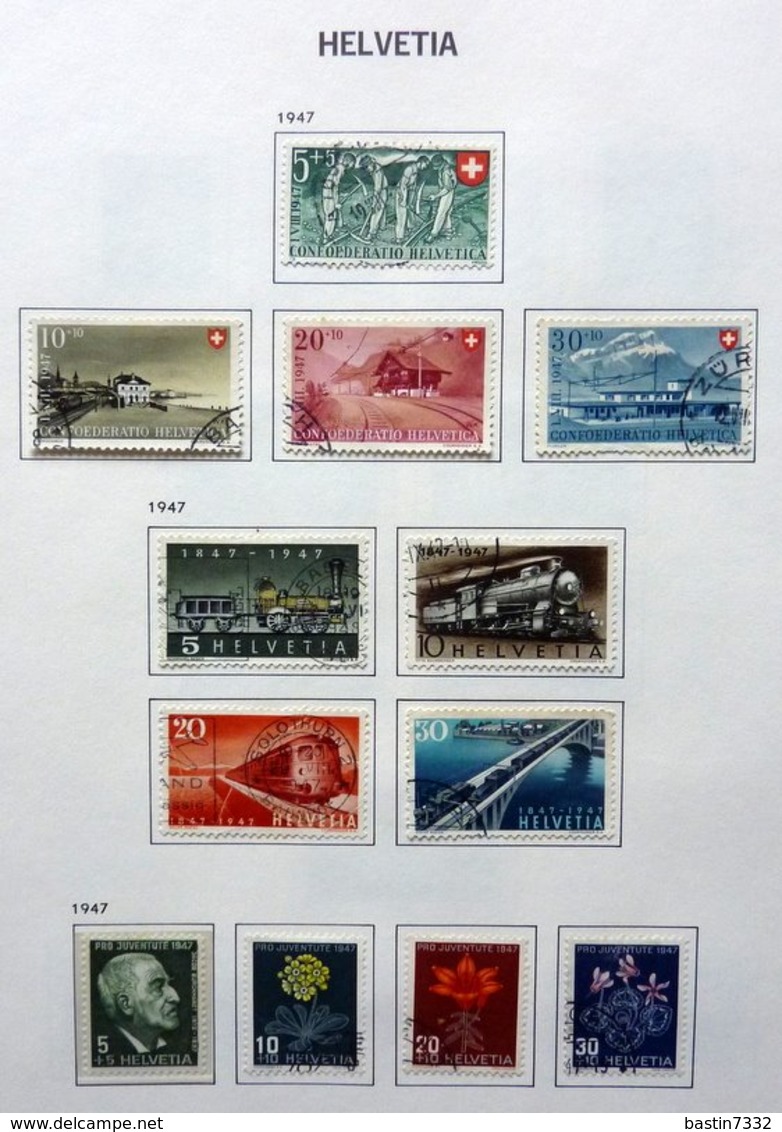 Switzerland/Suisse/Suiza/Svizzera old collection in Davo album + 46x FDC 2008/2010