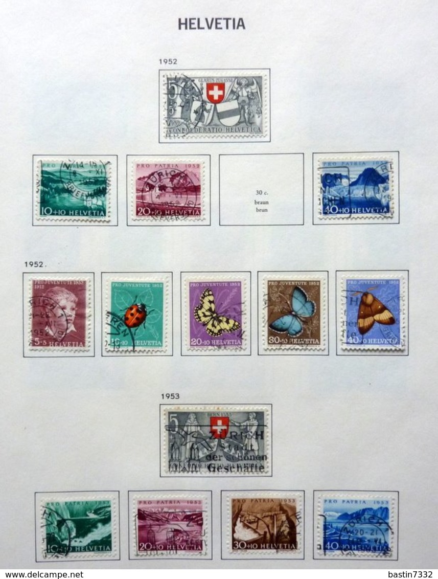 Switzerland/Suisse/Suiza/Svizzera old collection in Davo album + 46x FDC 2008/2010