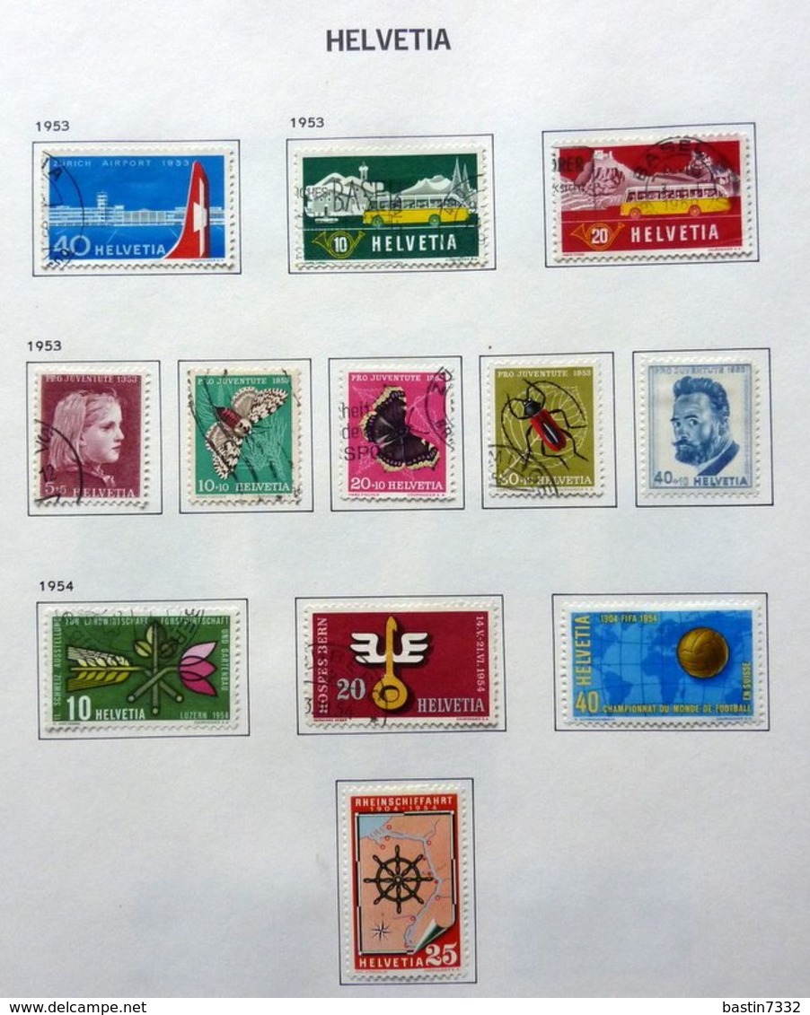 Switzerland/Suisse/Suiza/Svizzera old collection in Davo album + 46x FDC 2008/2010