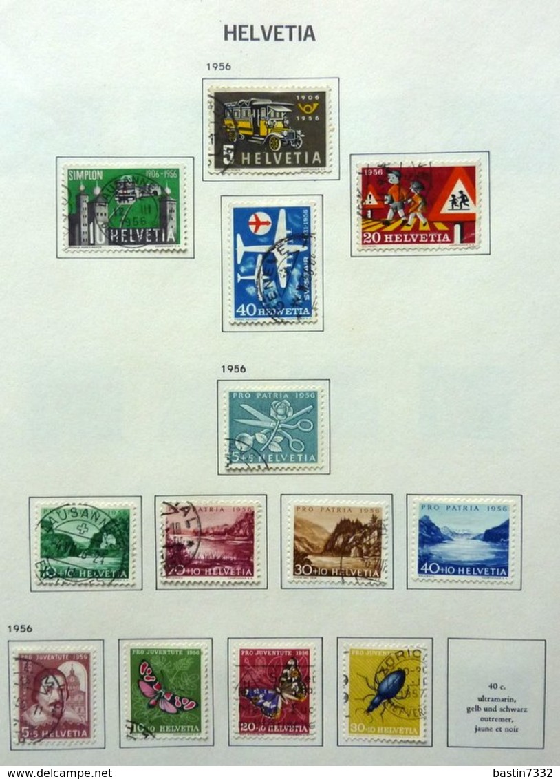 Switzerland/Suisse/Suiza/Svizzera old collection in Davo album + 46x FDC 2008/2010