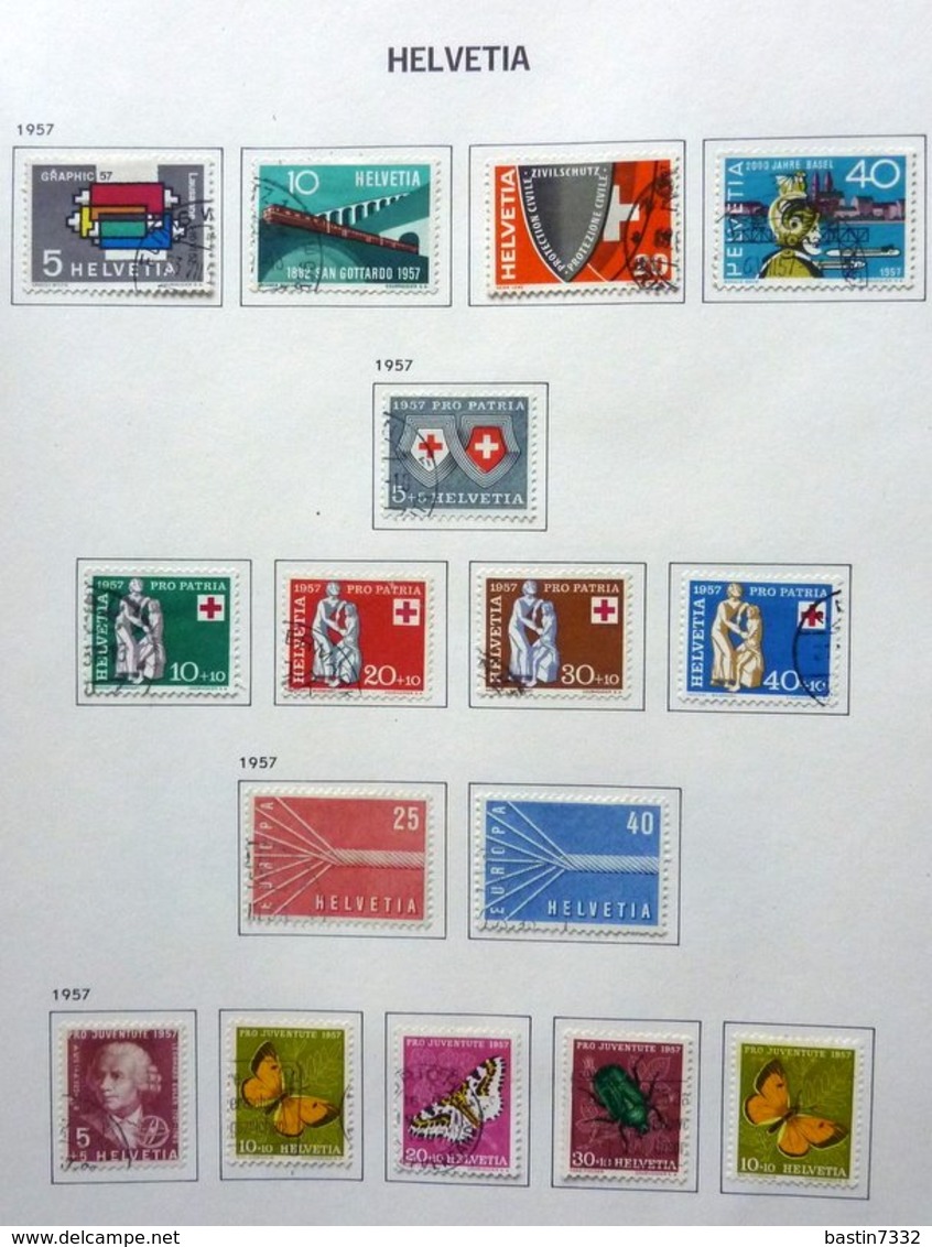 Switzerland/Suisse/Suiza/Svizzera old collection in Davo album + 46x FDC 2008/2010