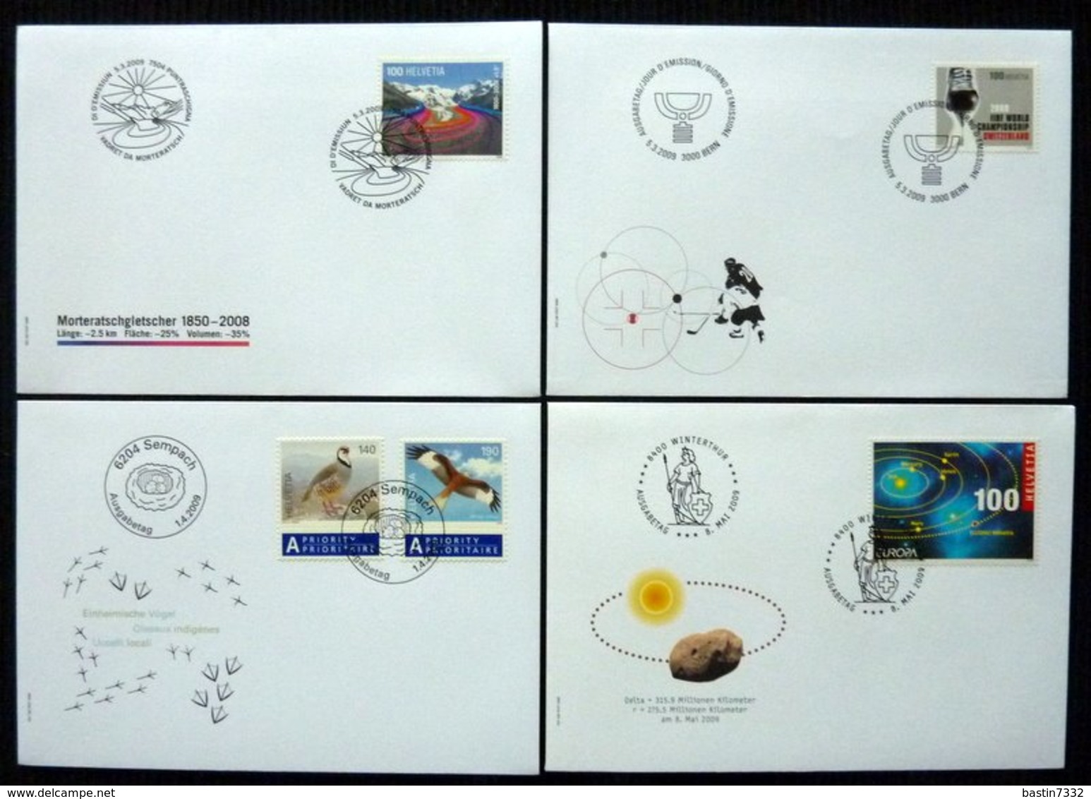 Switzerland/Suisse/Suiza/Svizzera old collection in Davo album + 46x FDC 2008/2010