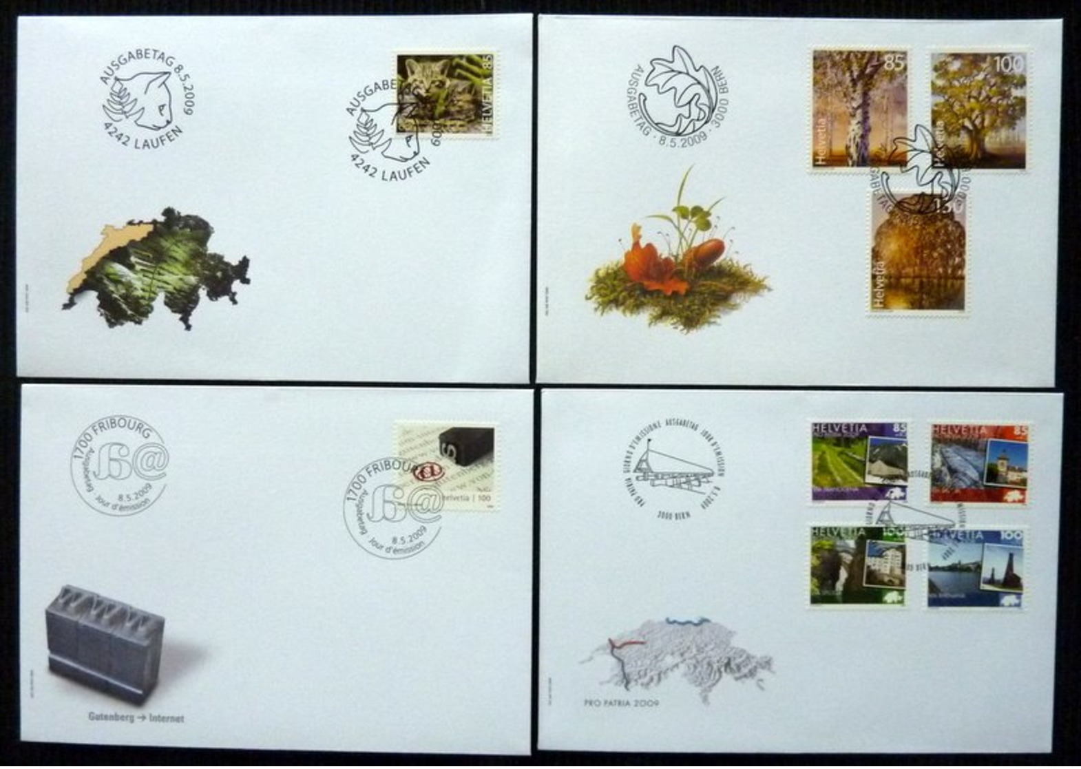 Switzerland/Suisse/Suiza/Svizzera old collection in Davo album + 46x FDC 2008/2010