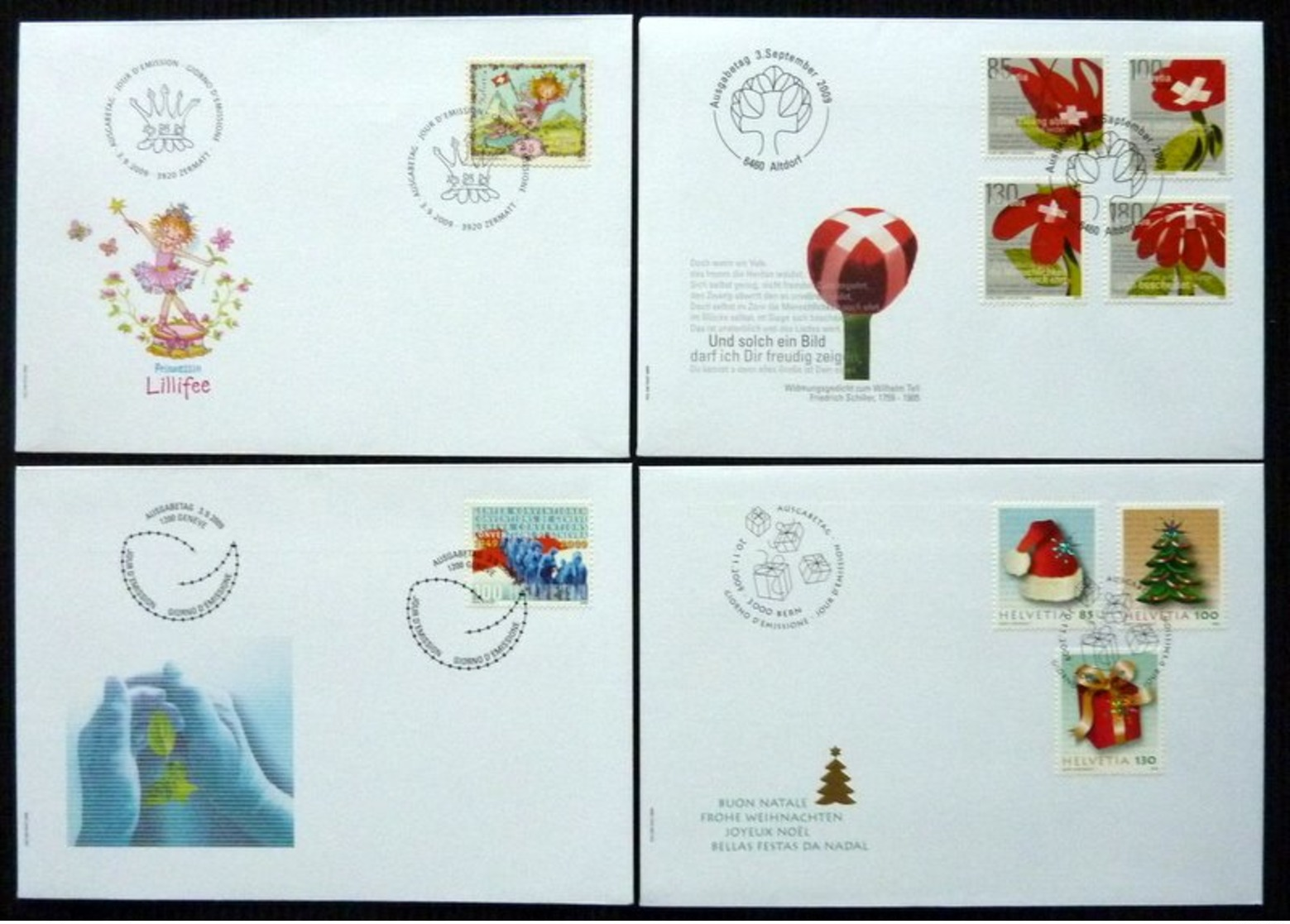 Switzerland/Suisse/Suiza/Svizzera old collection in Davo album + 46x FDC 2008/2010