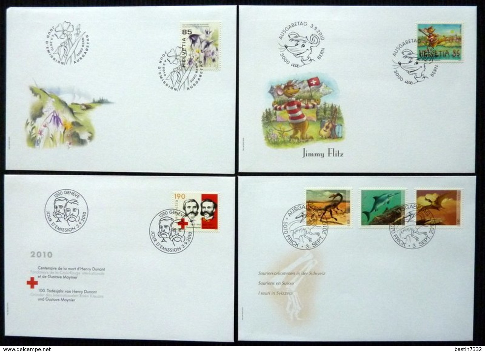 Switzerland/Suisse/Suiza/Svizzera old collection in Davo album + 46x FDC 2008/2010