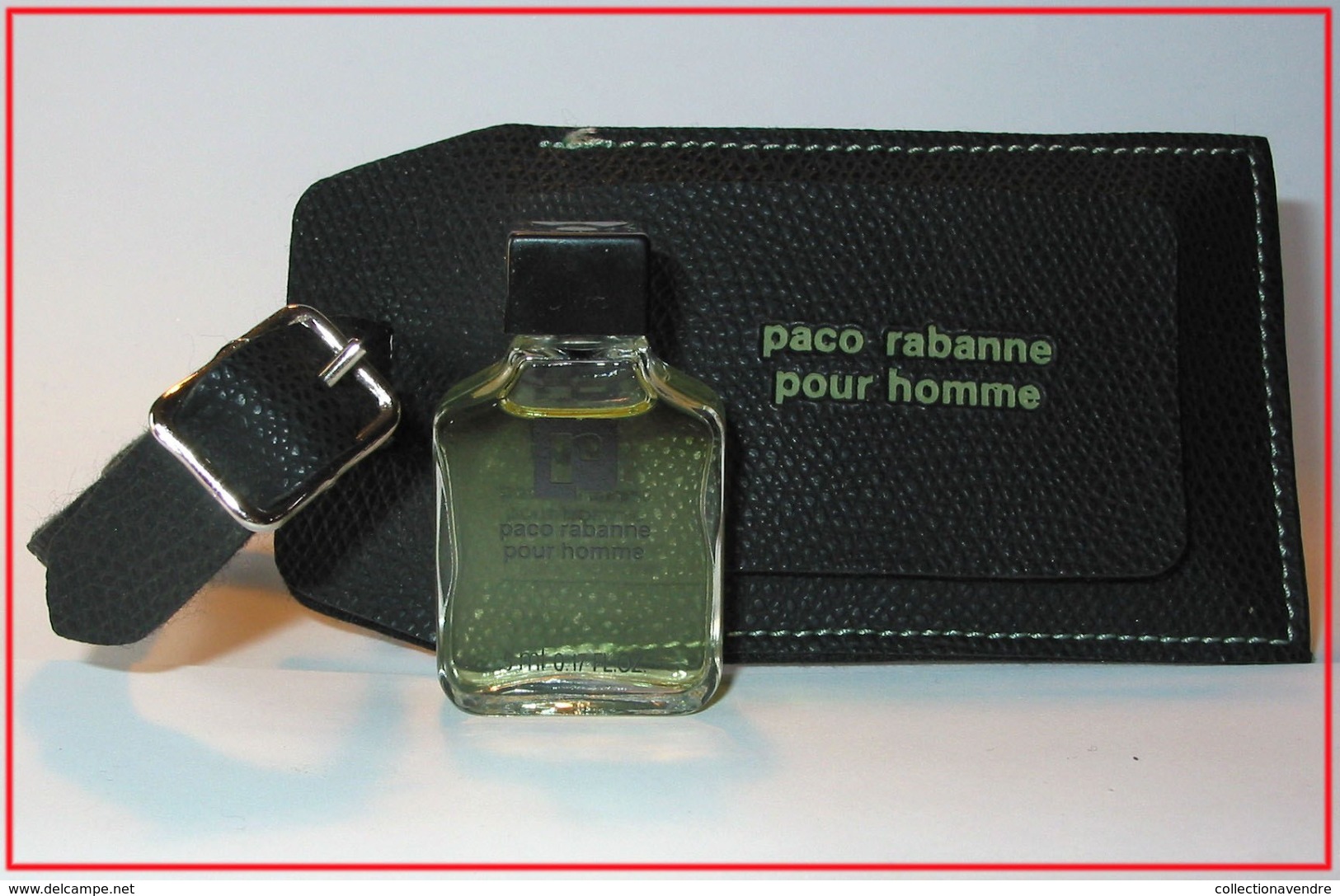 Paco RABANNE : Miniature De Collection. R Pour Homme, Eau De Toilette, 5 Ml. Parfait état - Miniatures Men's Fragrances (in Box)