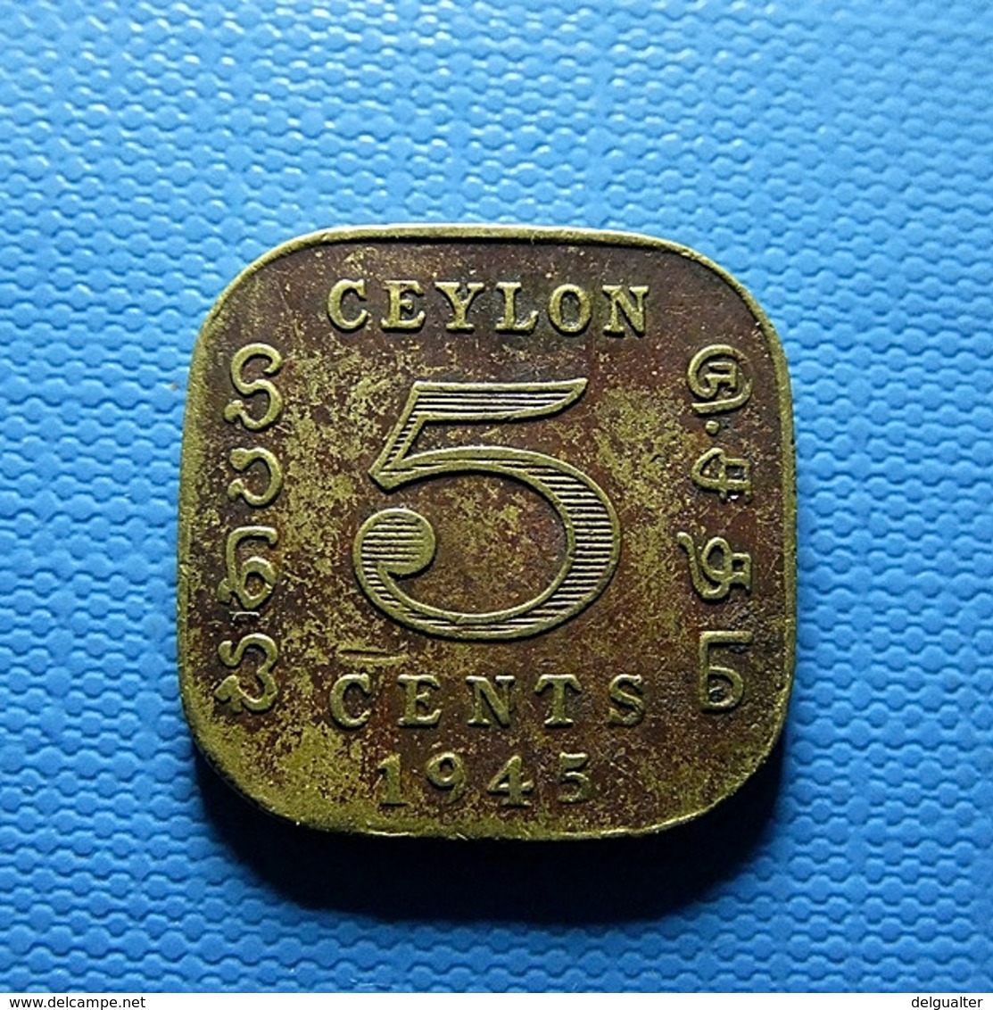 Ceylon 5 Cents 1945 - Sri Lanka