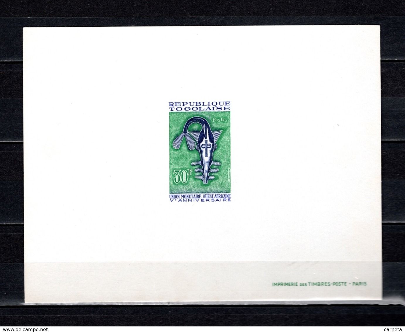 TOGO N° 555  EPREUVE DE LUXE  NEUF SANS CHARNIERE COTE ? €  UNION MONETAIRE - Togo (1960-...)