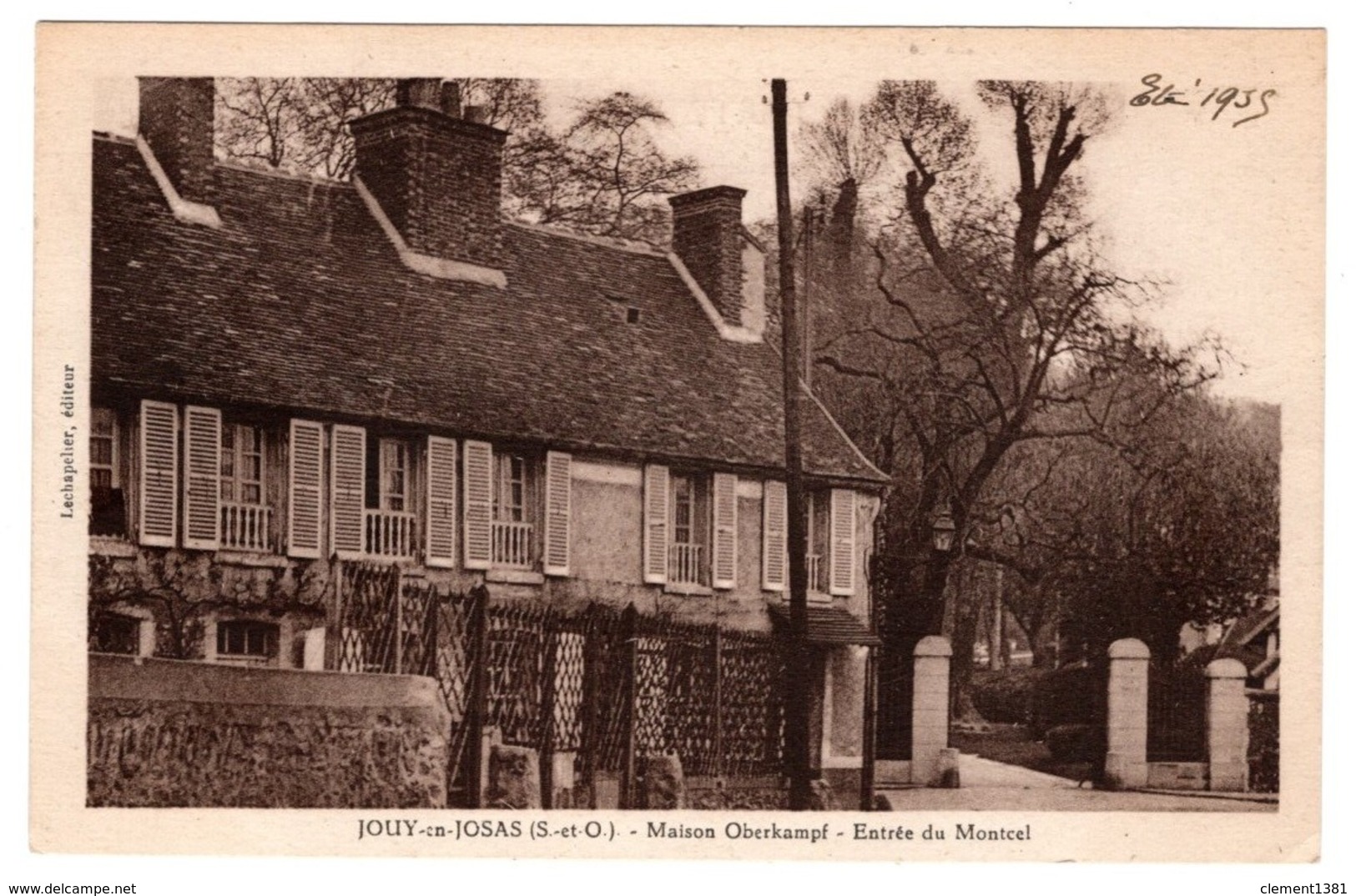 Jouy En Josas Maison Oberkampf Entree Du Montcel - Jouy En Josas