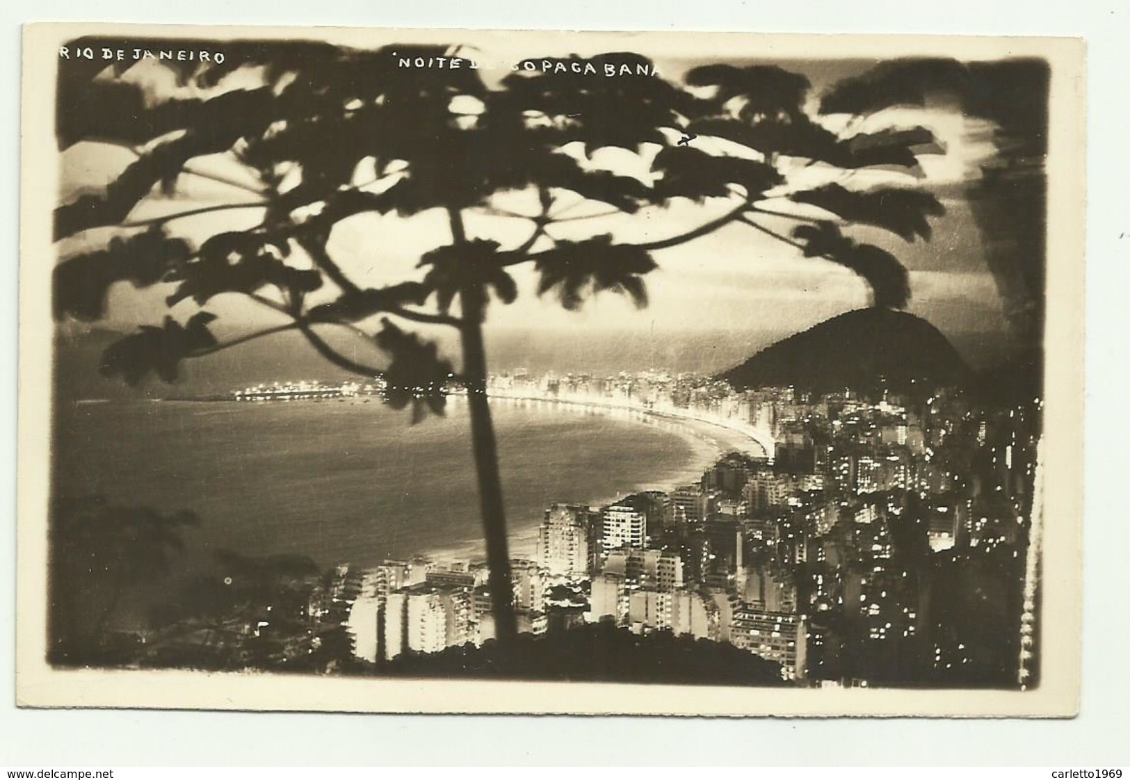 RIO DE JANEIRO - NOITE DE COPACABANA , FOTOGRAFICA - NV FP - Copacabana