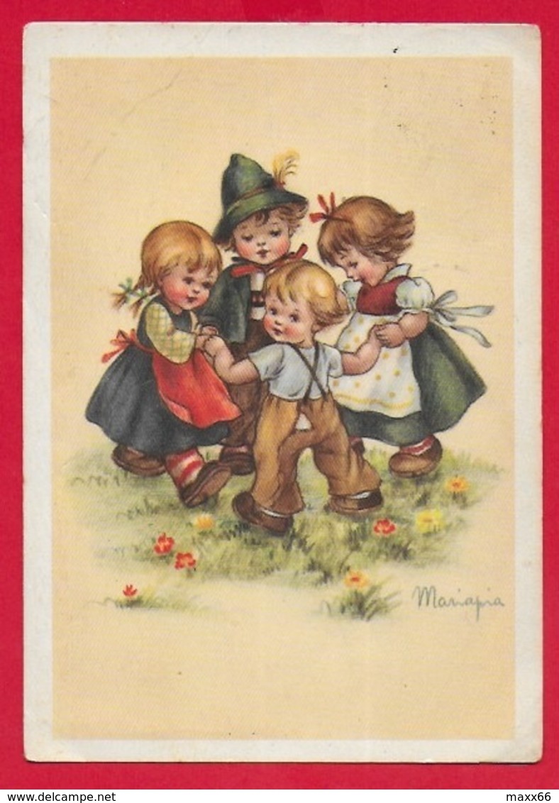 CARTOLINA VG ITALIA - Bambini Fanno Girotondo MARIAPIA - Ed. GM - 10 X 15 - 1958 - Ritratti