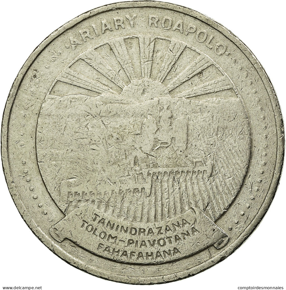 Monnaie, Madagascar, 20 Ariary, 1978, British Royal Mint, TTB, Nickel, KM:14 - Madagascar