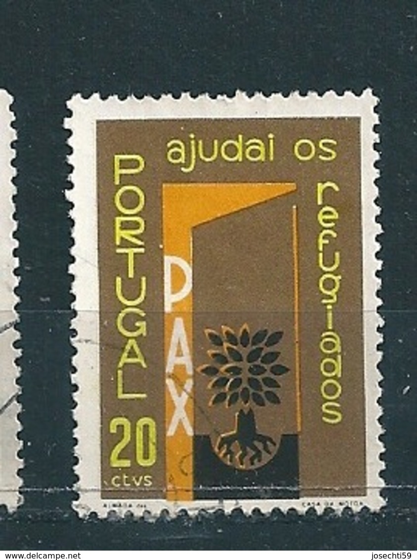 N° 861 Annee Internationale Du Refugie  Timbre Portugal (1959 ) Oblitéré - Oblitérés