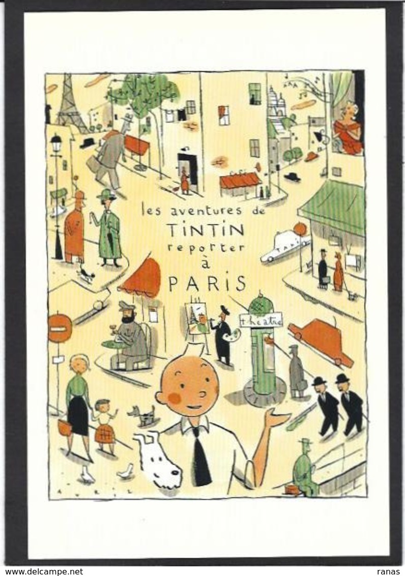 CPM Hergé Tintin Non Circulé Par Avril éditions Influences - Hergé