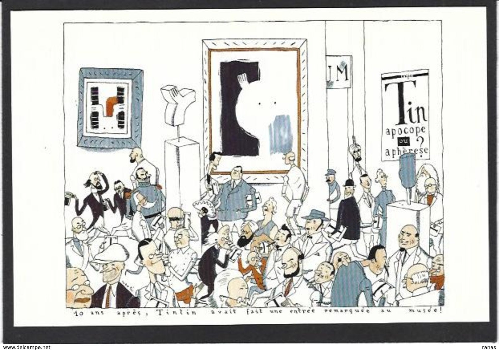 CPM Hergé Tintin Non Circulé éditions Influences Par Matje - Hergé