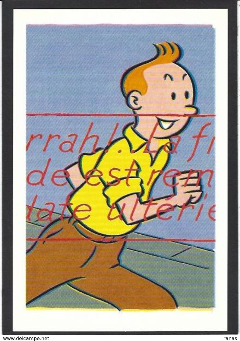 CPM Hergé Tintin Non Circulé éditions Influences Par Bouille - Hergé