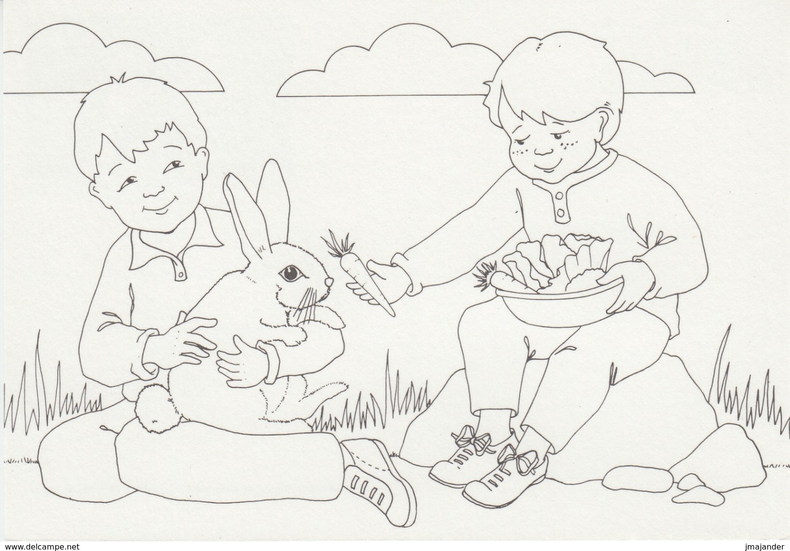 Ireland - Kiddy Colour Card: Rabbit, Carrot - Postal Stationery Card MNH ** - Enteros Postales