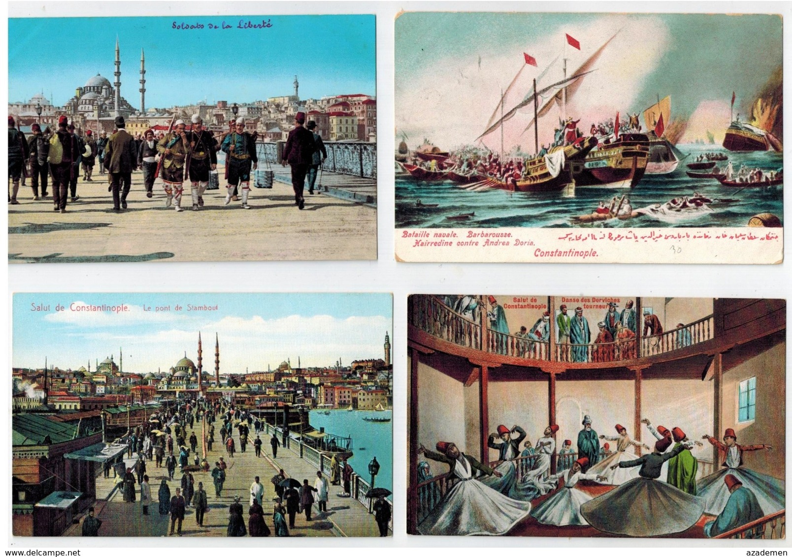 CONSTANTINOPLE  8 Cartes - Turquie