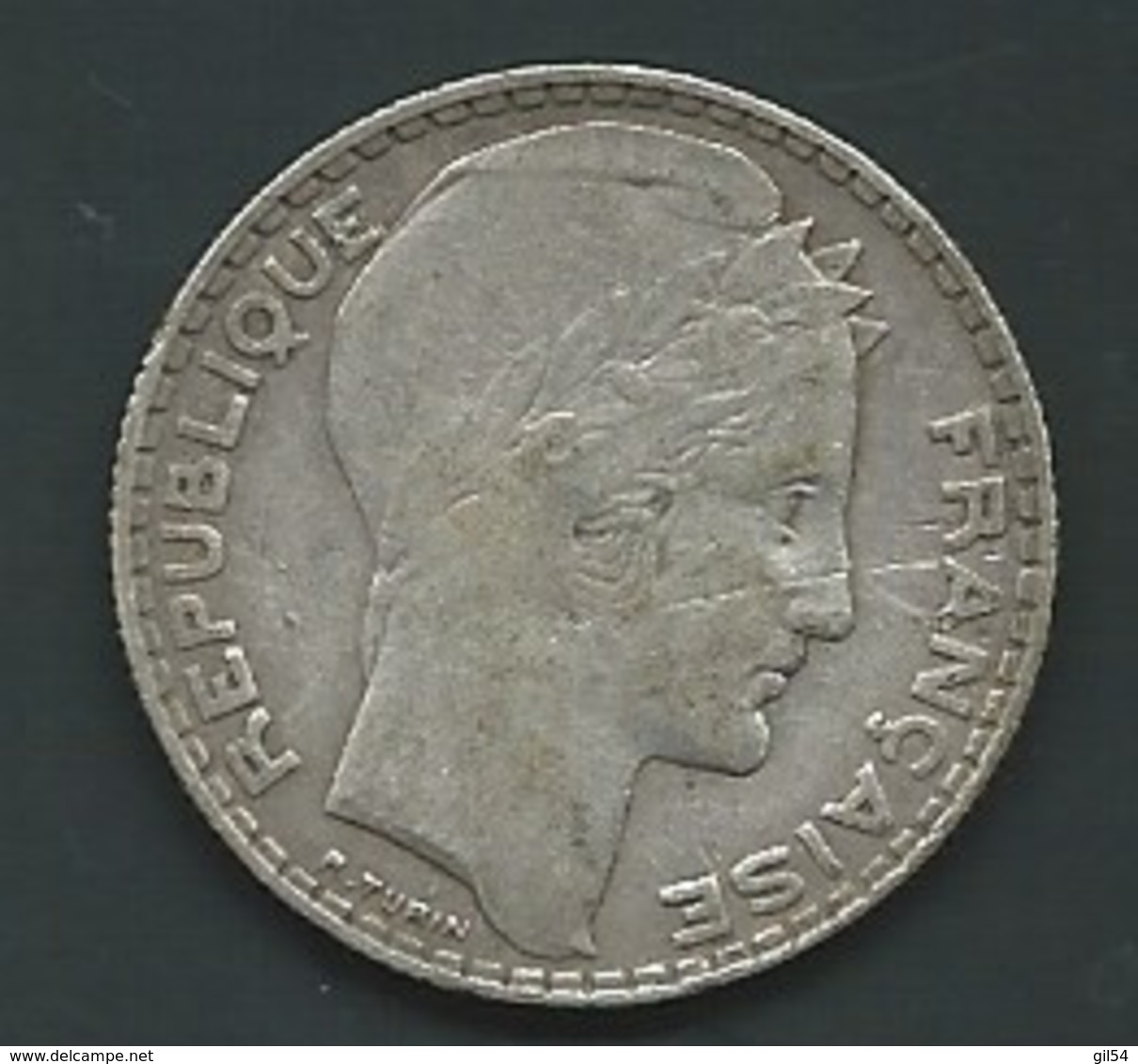 10 Francs Turins 1933 , Argent Silver    Pia 21504 - 10 Francs