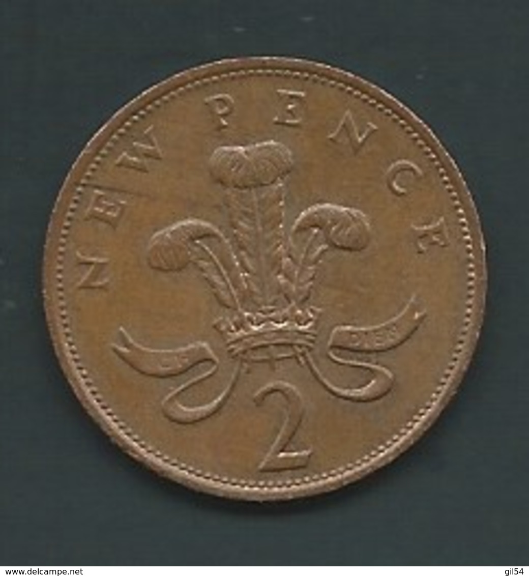 Grande Bretagne 1/2 Penny 1975 Pia 21506 - 2 Pence & 2 New Pence